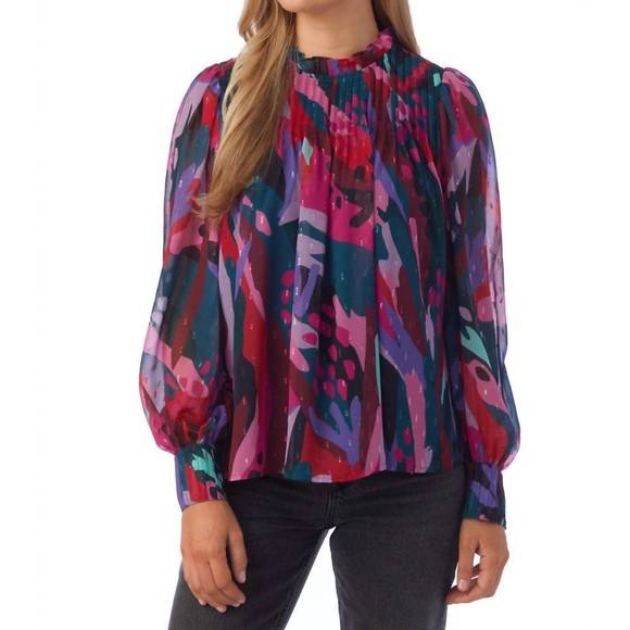 NEW CROSBY BY MOLLIE BURCH atwood top in festival - Picture 2 of 3